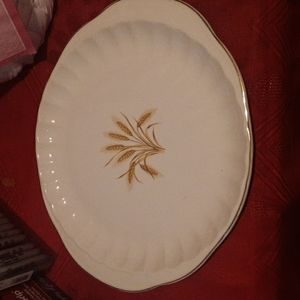 W.S.george Half Century of Fine Dinnerware. Plater with handles